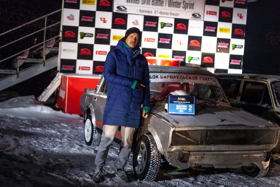 Барнаульский дрифтер Иван Никулин занял в январе второе место на II этапе WinterDriftBattle