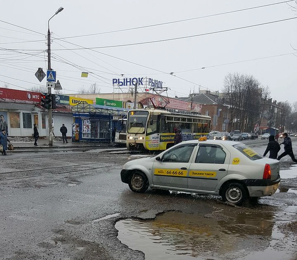 Ярославские дороги весной.