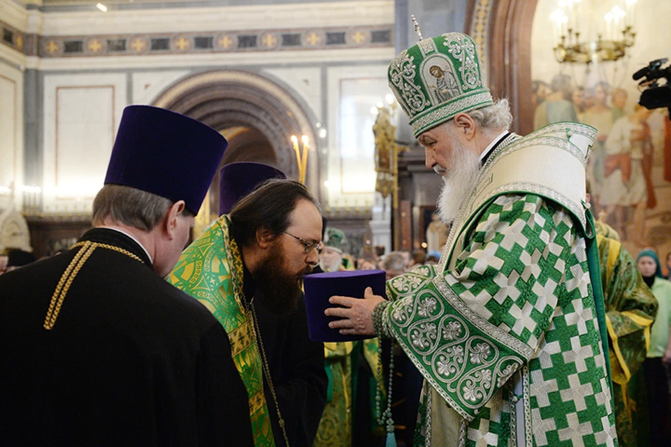 Вербное воскресенье патриарх