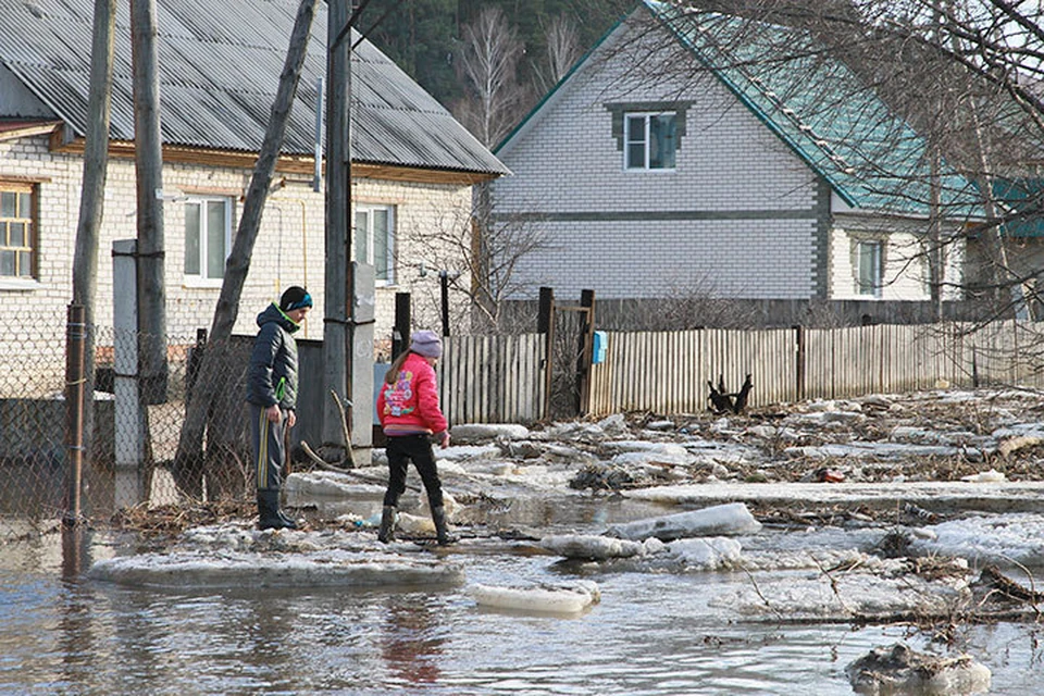 12 апреля на реке Чапаевке будет пик паводка.