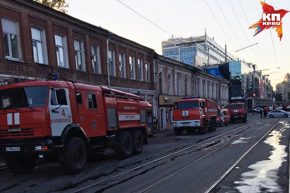 Пожар на алексеевской нижний новгород сегодня. Пожар на Алексеевской.