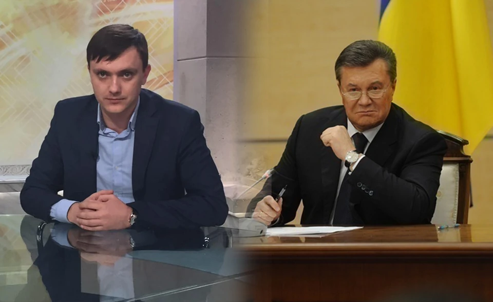 Константин Кнырик и Виктор Янукович.