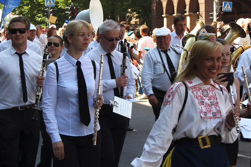 Шествие на певческий праздник в Таллине. Фото с сайта varandej.dreamwidth.org