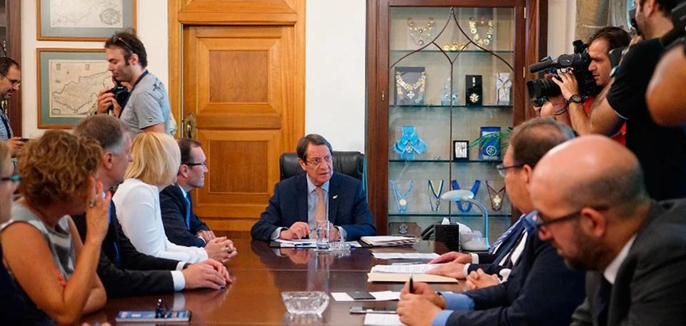 Президент Кипра Никос Анастасиадис выступил с заявлением