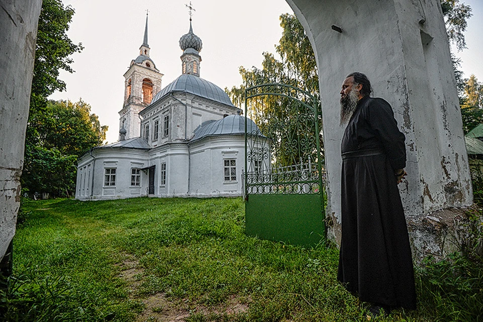 Очередным местом, куда довелось заехать участникам экспедиции, стал Свято-Георгиевский монастырь под Кинешмой.