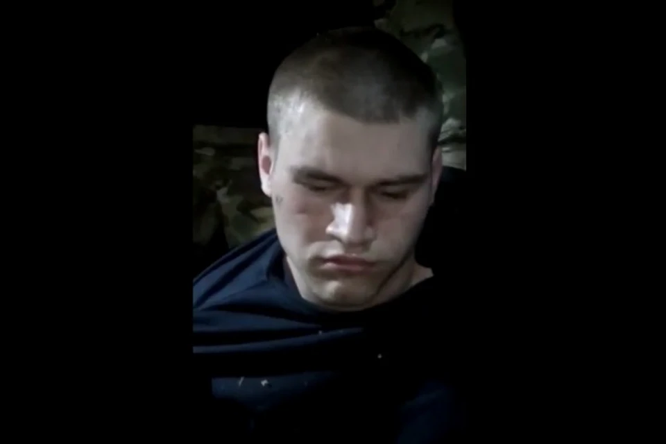 Никита Медведев во время задержания. Кадр с видео.