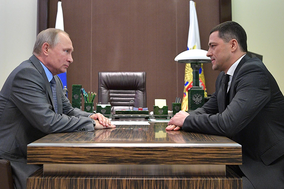 Владимир Путин провел встречу с Михаилом Ведерниковым. Фото: Алексей Дружинин/ТАСС