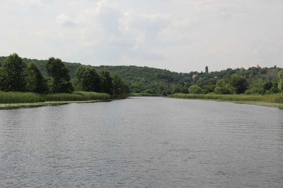 Вид на воронежское водохранилище.
