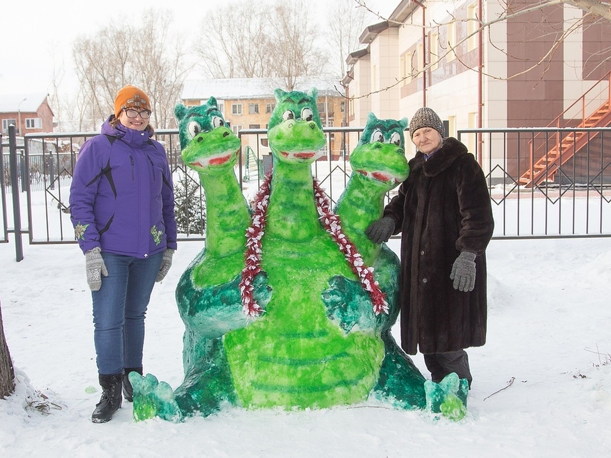 Открытие снежного городка в Еманжелинске