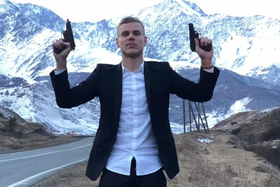 Футболист Кокорин может попасть под статью за стрельбу из пистолета. Фото: Instagram Александра Кокорина