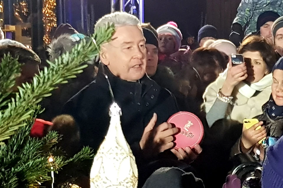 Сергей Собянин открыл фестиваль "Путешествие в Рождество" 2017-2018