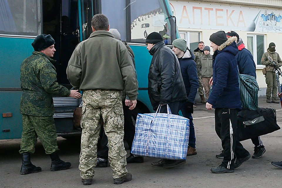 Hа КПП "Майорск" в Донбассе стартовал обмен в присутствии представителей ОБСЕ и Международного комитета Красного Креста