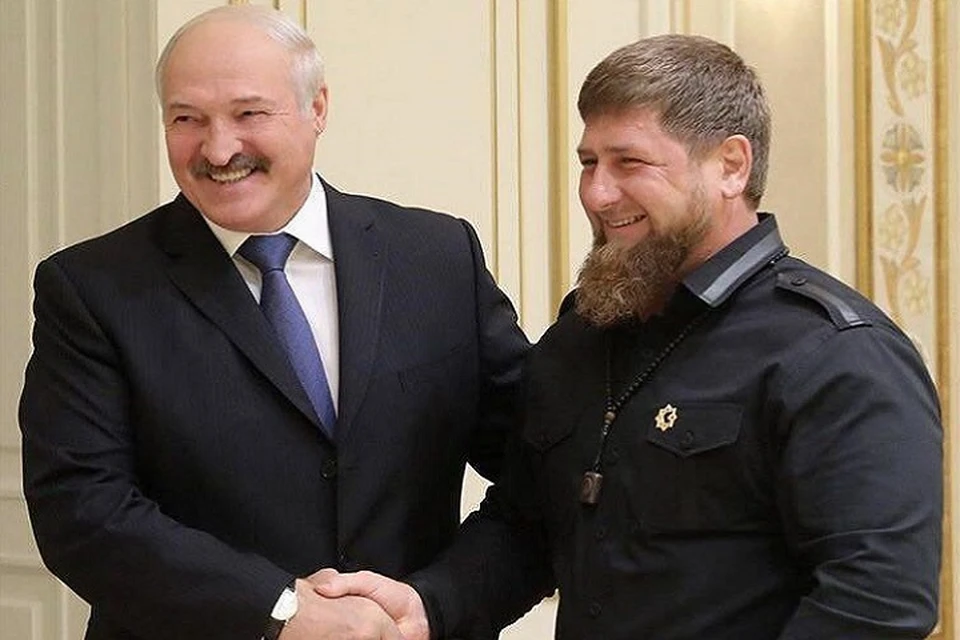 Лукашенко поблагодарил Кадырова. Фото: vk.com/ramzan