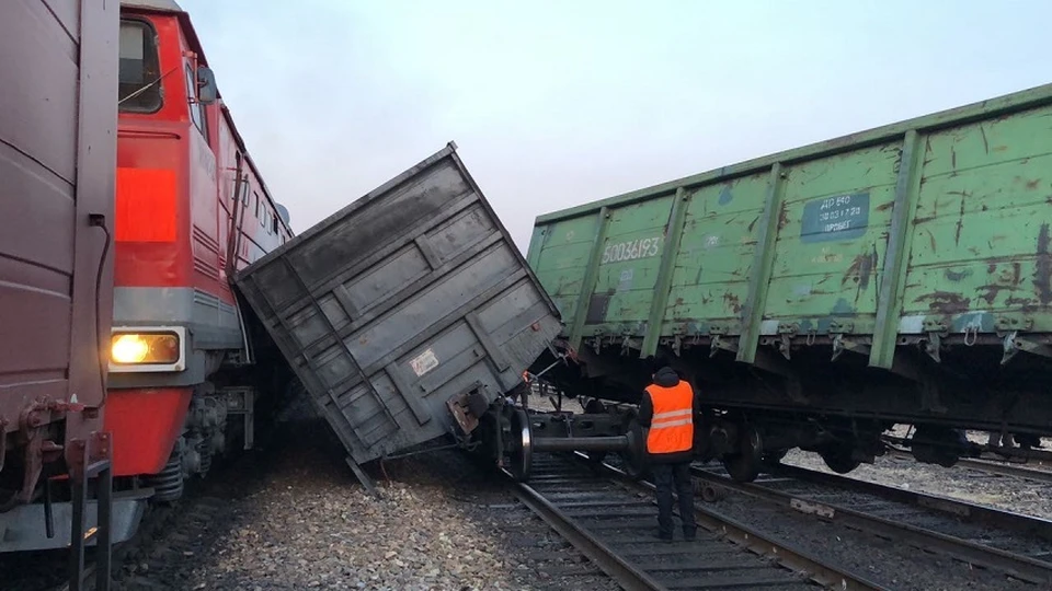 Поезда столкнулись рано утром. Фото предоставлено Инстаграм-каналом Primorye_online
