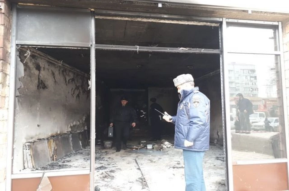 Фото последствий взрыва. МЧС Дагестана