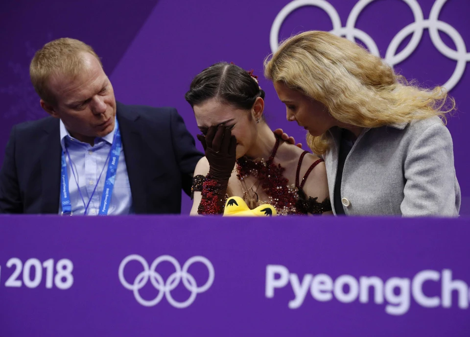 Евгения Медведева стала второй на Олимпиаде в Пхенчхане.