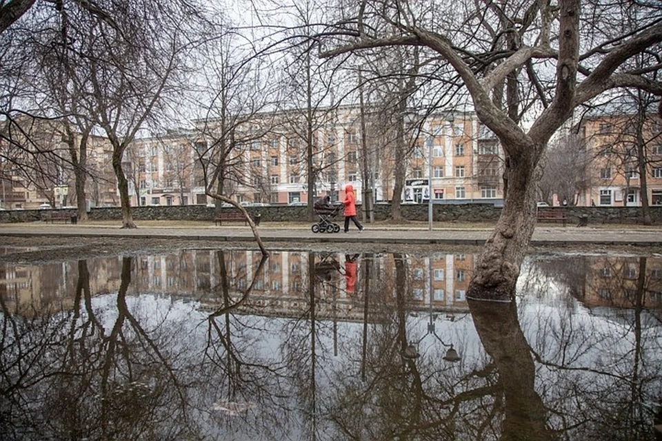 Пермь весной фото Весеннее половодье в Прикамье "откладывается" до конца апреля - KP.RU