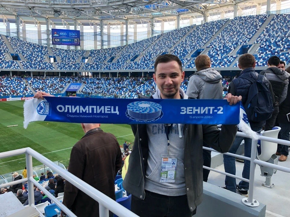 На новом стадионе в Нижнем Новгороде прошел первый тестовый матч