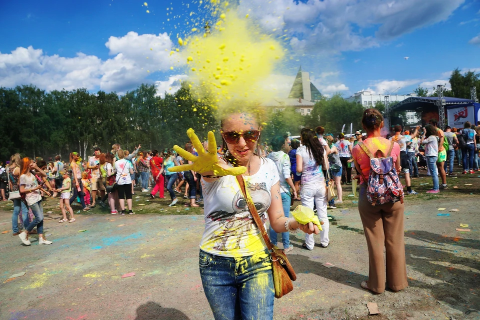 Одним из мероприятий на майских праздниках будет фестиваль красок