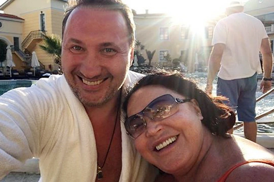Надежда Бабкина на отдыхе в Греции с сыном