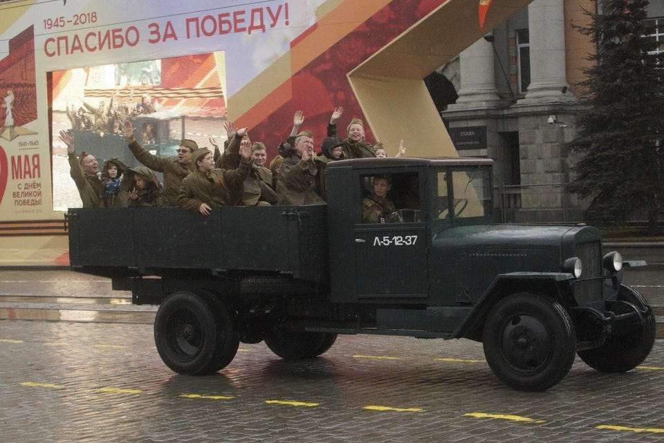 Парад Победы в Екатеринбурге.