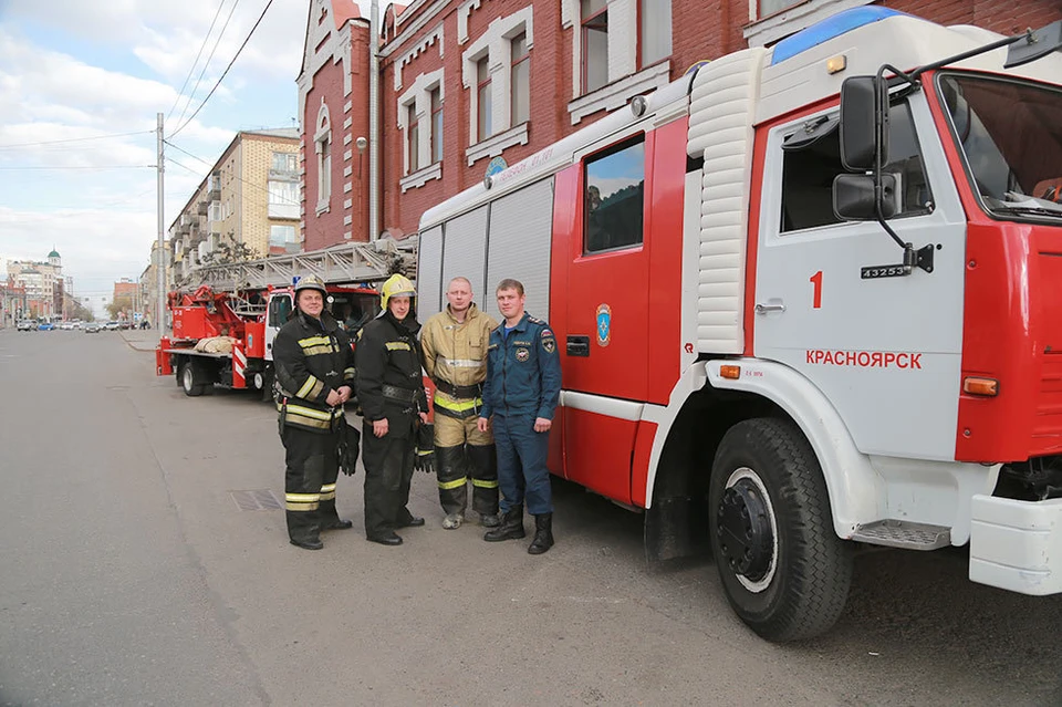 Один день в пожарной части Красноярска