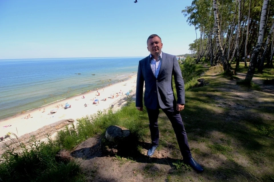 Алексей Семенцов на окраине знаменитого Соснового бора.