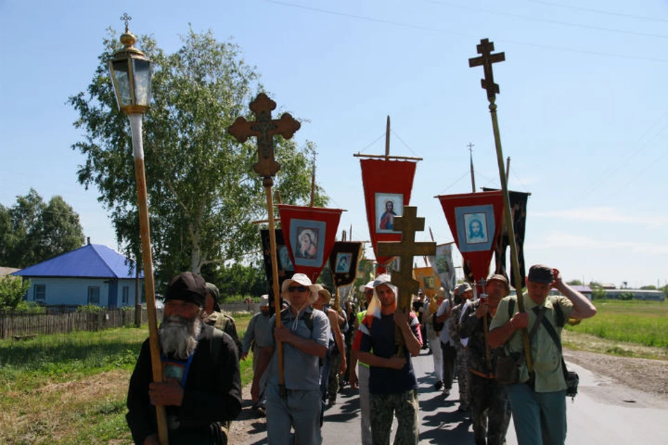 За неделю паломники пройдут 250 километров.