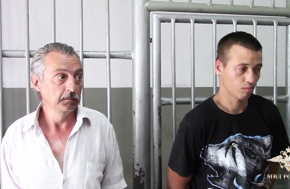 Андрей Кочубей и Дмитрий Шеховцов признались, что хотели продать человека. Фото: МВД России