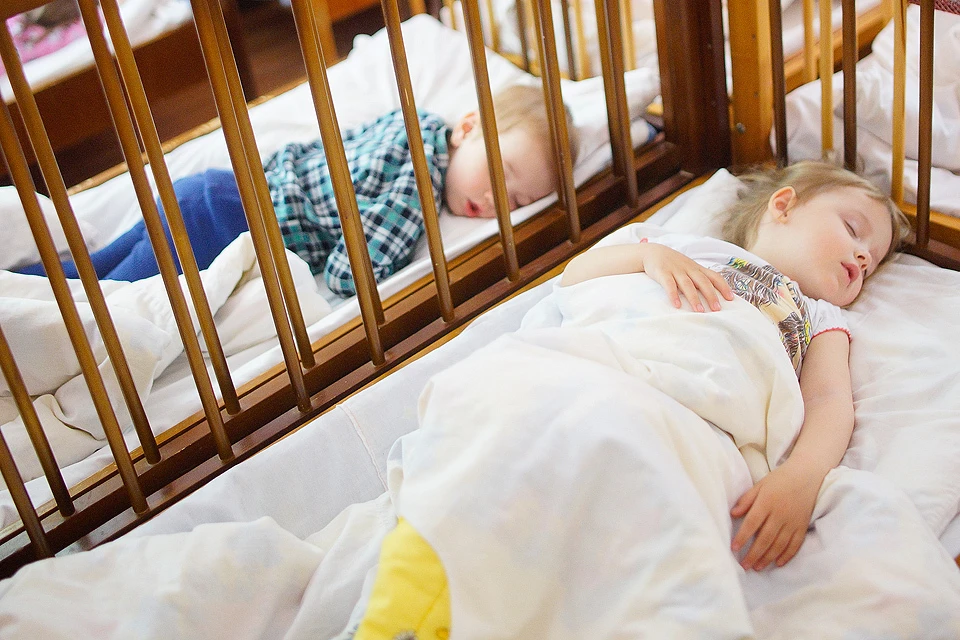 "Тихий час" в детском садике.