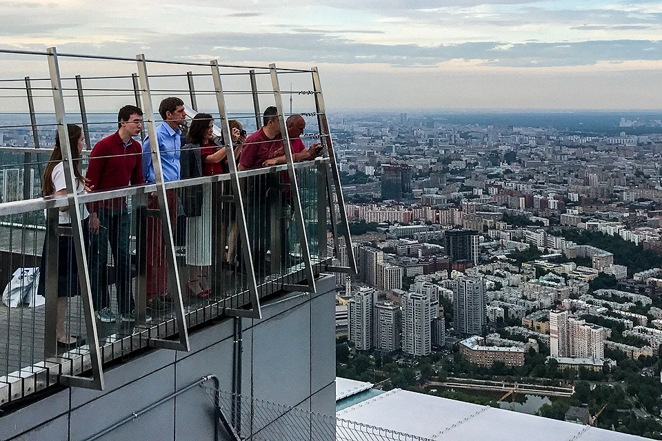 Смотровая площадка башня око москва сити