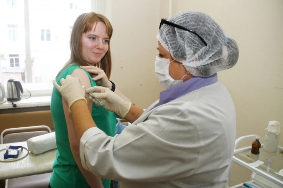 в прошлом году впервые больше 40 % населения Томской области поставили прививку от гриппа