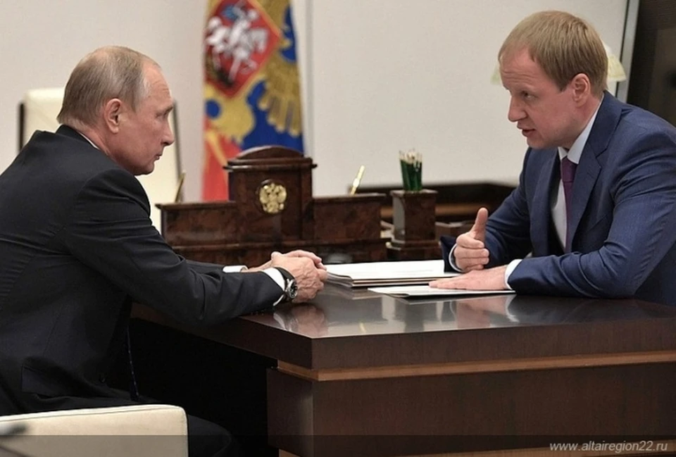 Виктор Томенко рассказал Владимиру Путину о проблемах в Алтайском крае
