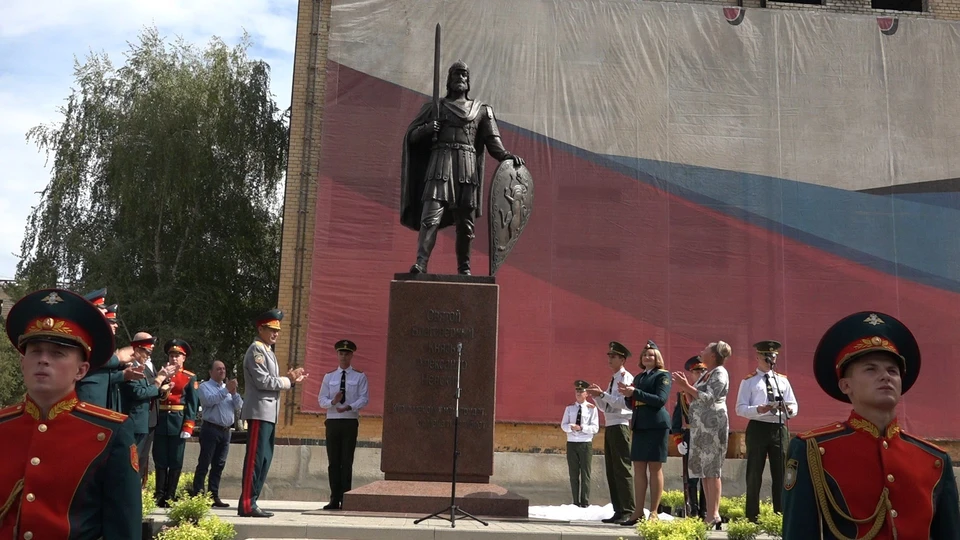 В ВОКУ Донецка отрыт памятник Александру Невскому