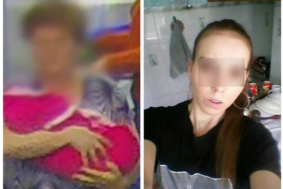 43-летнюю петербурженку (на фото слева) с чужим младенцем зафиксировали камеры наблюдения омского аэропорта. Биологическая мать (на фото справа) сама привезла туда дочь.