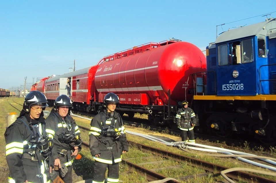 Фото пожарного поезда ржд