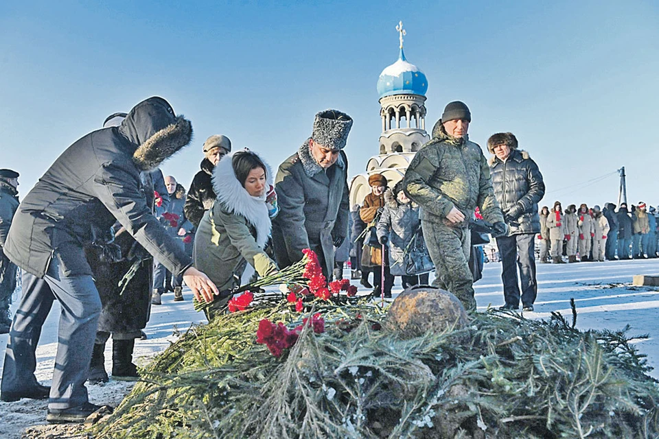 В Можайском городском округе торжественно открыли отреставрированный воинский мемориал. Фото: Денис ТРУДНИКОВ