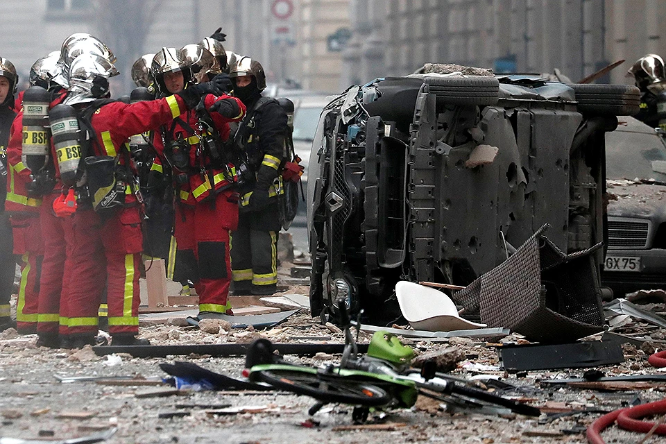 Взрыв прогремел в булочной в девятом округе Парижа.