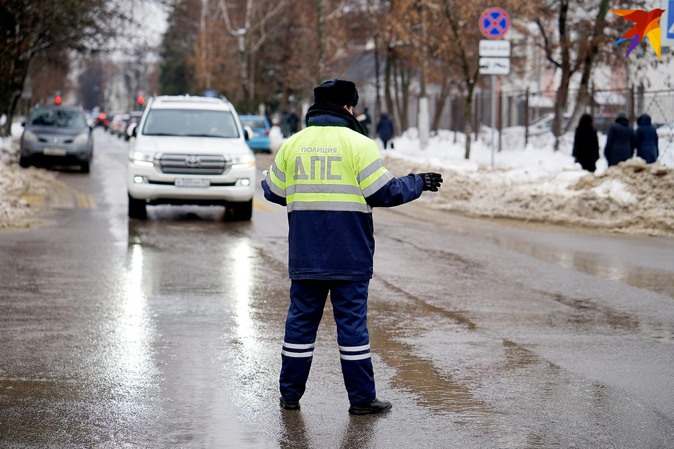 Стражи дорожного правопорядка как обычно несли свою службу