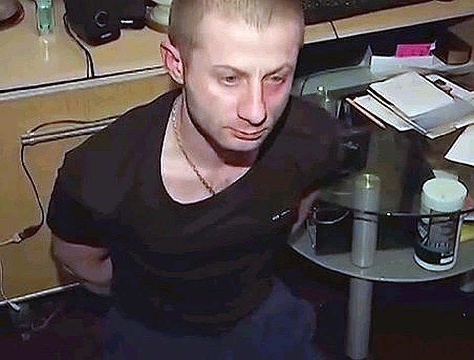 Подозреваемый в краже картины Куинджи из Третьяковской галереи 32-летний Сергей Чуприков после задержания.