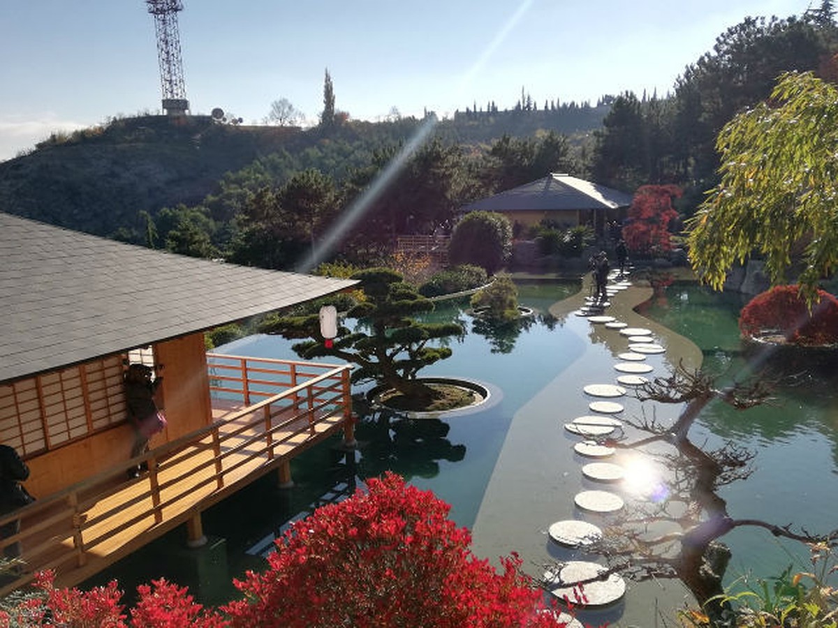 парк айвазовского в крыму японский сад