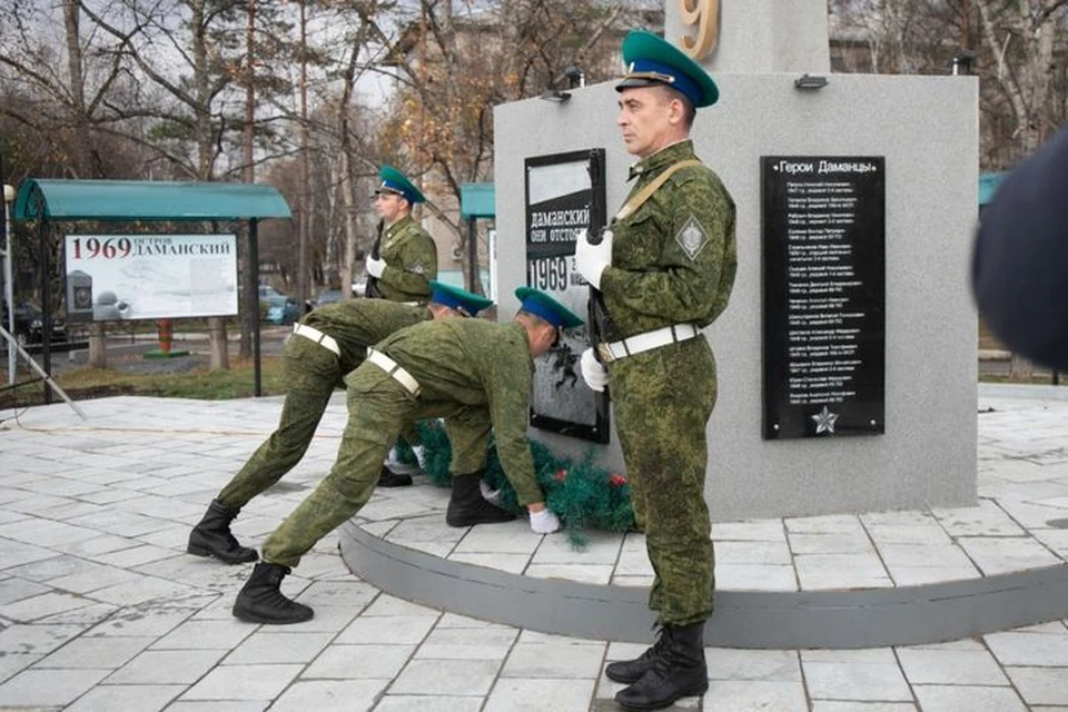 В октябре 2018-го в Лучегорске открыли памятник воинам-даманцам