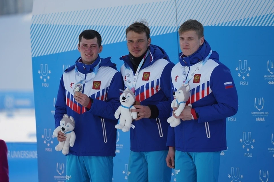 Российские лыжники один в один повторили вчерашний триумф на Универсиаде-2019