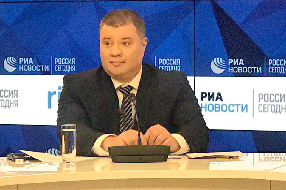 Бывший сотрудник СБУ Василий Прозоров на пресс-конференции в Москве.