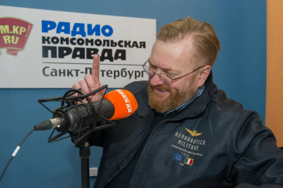 Виталий Милонов в студии радио «Комсомольская правда в Петербурге»