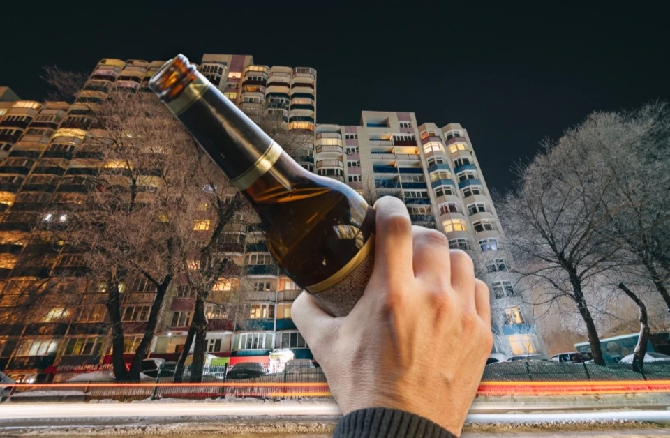 В Первомайском районе Новосибирска орудует преступник, который нападает на женщин и бьет их бутылкой.