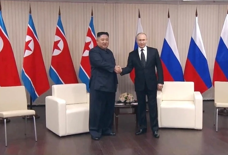 Путин - Ким Чен Ыну: Добро пожаловать!