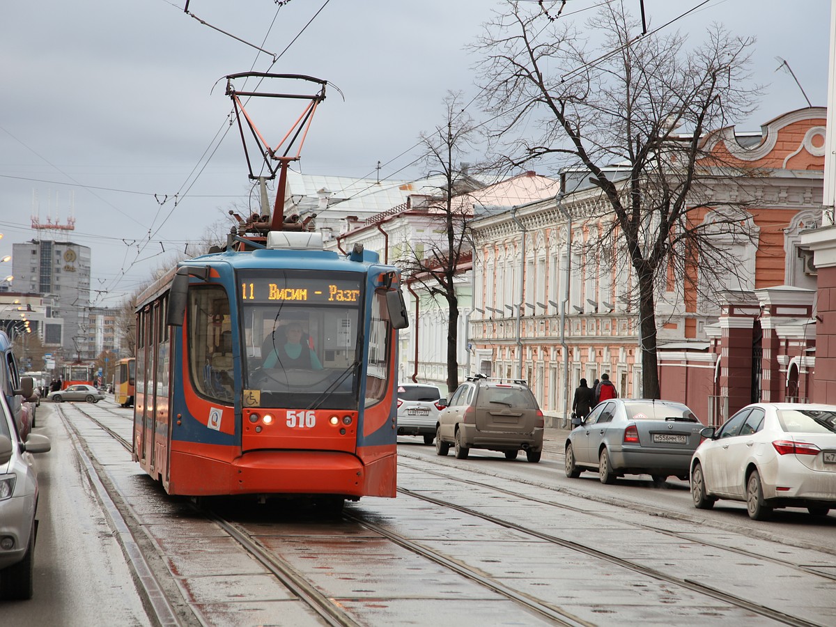 Трамвайные пути Пермь