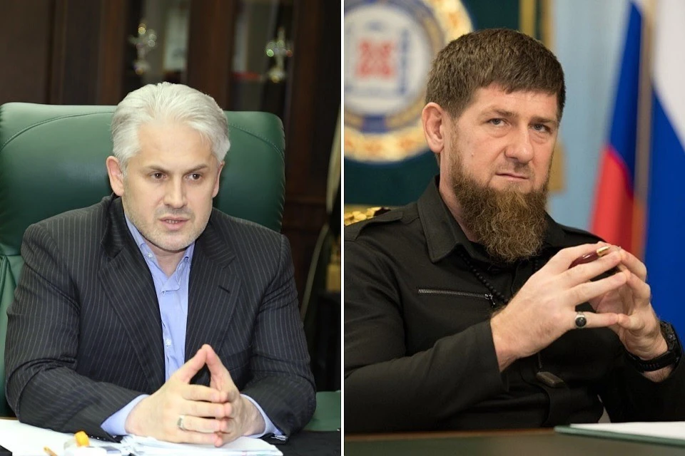Муслим Хучиев был временным преемником Рамзана Кадырова. Фото: личная страница Рамзана Кадырова / пресс-служба минэкономразвития Чечни