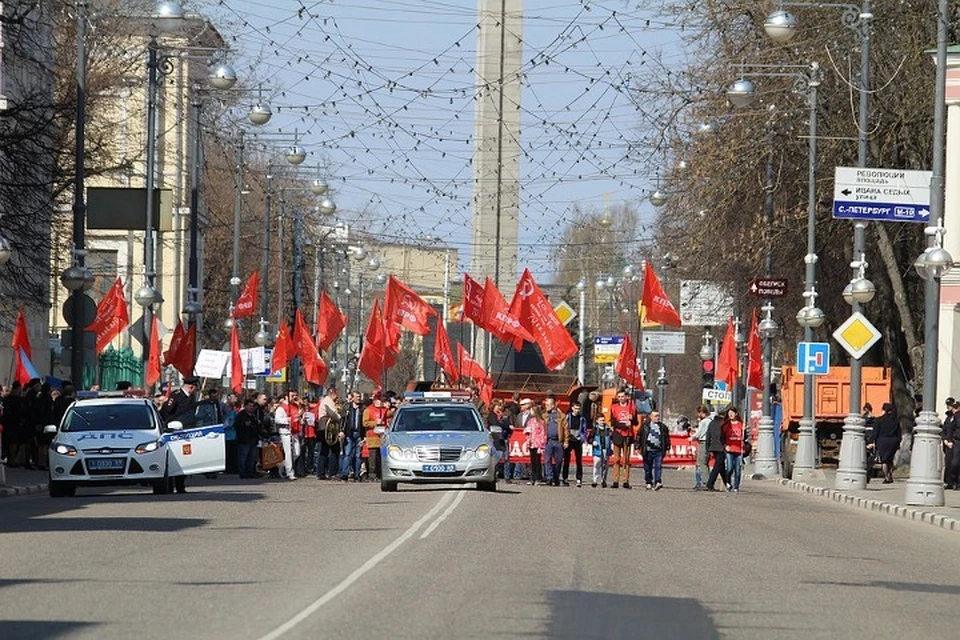 На Первомай в Твери перекроют улицы